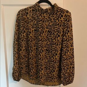 Jcrew Leopard Print Women's Top